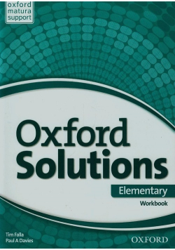Oxford Solutions Elementary Workbook