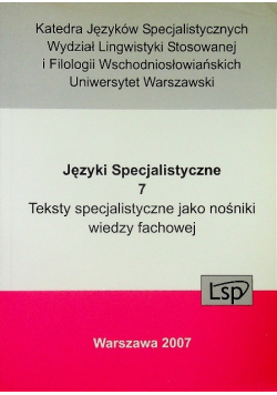 Języki Specjalistyczne 7