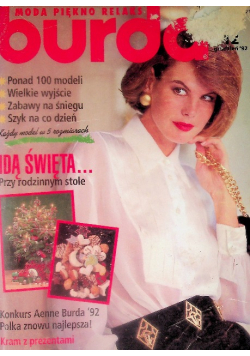 Burda Nr 12 / 92 moda dla dzieci