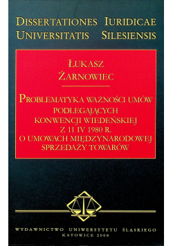 Problematyka ważności umów podlegających Konwencji Wiedeńskiej