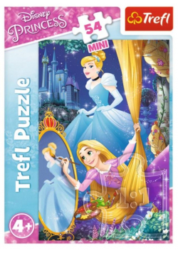 Puzzle 54 mini Przygody księżniczek 1 TREFL