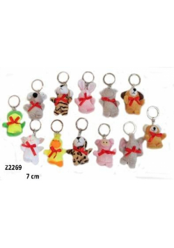 Brelok Zwierzęta 7cm MIX