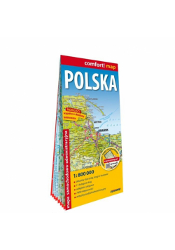 Comfort map Polska mapa sam-admistr 1:800 000