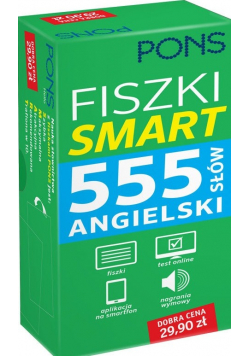 Fiszki Smart 555 słów Angielski