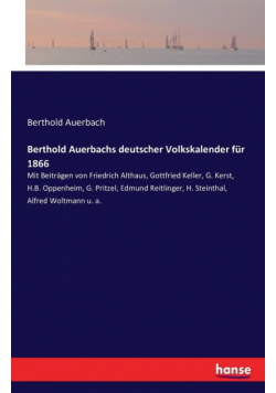 Berthold Auerbachs deutscher Volkskalender für 1866