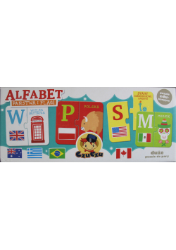 Puzzle Alfabet Państwa i Flagi