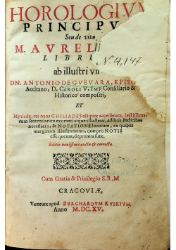 Horologium Principum 1655 r