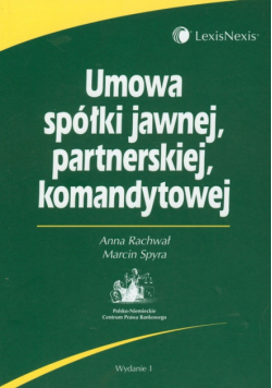 Umowa spółki jawnej partnerskiej komandytowej