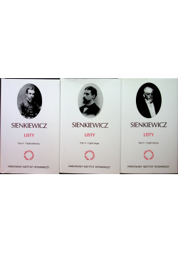 Sienkiewicz Listy tom V 3 części