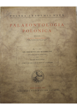 Palaeontologia polonica nr 7