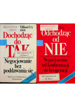 Dochodząc do tak / Odchodząc od nie
