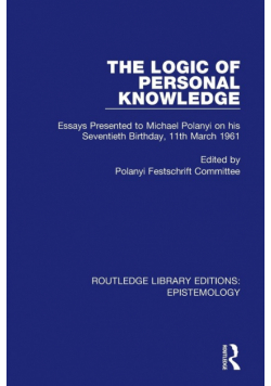 The Logic of Personal Knowledge