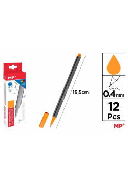 Cienkopis 0.4mm pomarańczowy (12szt)