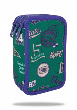 Piórnik potrójny z wyposażeniem Coolpack Jumper 3 American Retro