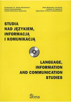 Studia nad językiem informacją i komunikacją