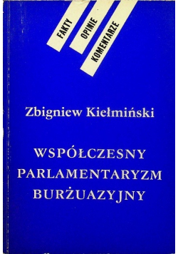 Współczesny parlamentaryzm burżuazyjny