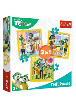 Puzzle 3w1 - Razem jest wesoło TREFL