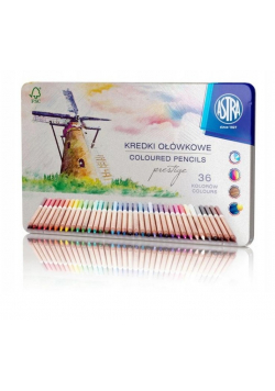 Kredki ołówkowe Prestige 36 kolorów w kasetce