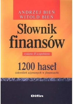 Słownik finansów