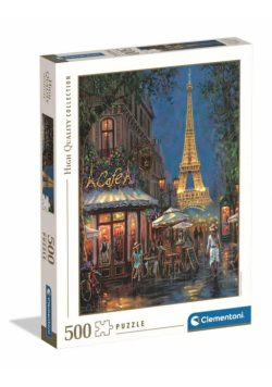 Puzzle 500 HQ Night at the Eiffel Cafe 35571