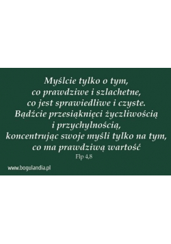 Magnes 37 na lodówkę - Myślcie tylko o tym, co...