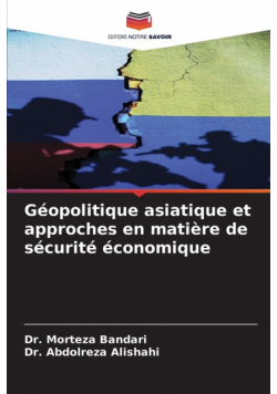 Géopolitique asiatique et approches en matière de sécurité économique