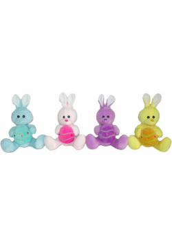 Zając króliczek z jajkiem 15cm MIX
