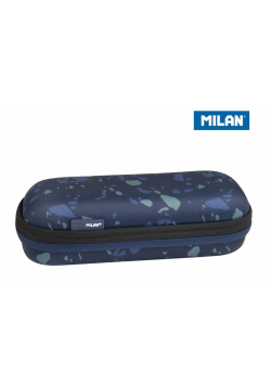 Piórnik owalny Terrazzo Blue MILAN