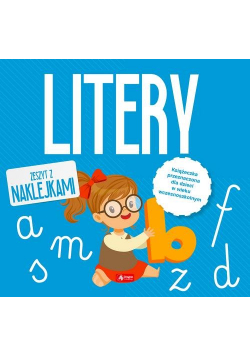 Litery Zeszyt z naklejkami
