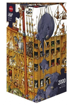 Puzzle 2000 Szalona Arka Noego (puzzle+plakat)