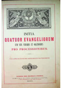 Inita Quatuor Evangeliorum 1907 r.