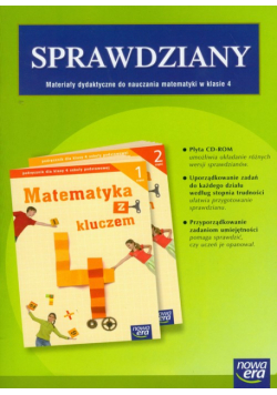 Matematyka z kluczem 4 sprawdziany z płytą CD