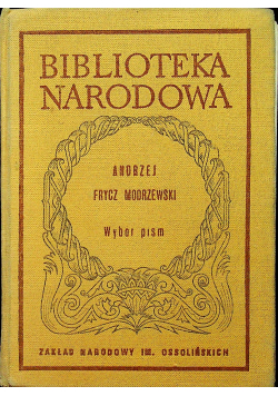 Frycz Modrzewski Wybór Pism