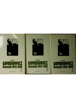 Witold Gombrowicz 3 tomy
