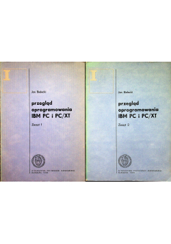 Przegląd oprogramowania IBM PC i PC XT Zeszyt I i II