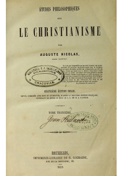 Etudes philosophiques sur le christianisme 1853r