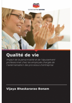 Qualité de vie