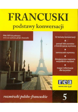 Podstawy konwersacji francuski 5 rozmówki polsko-francuskie
