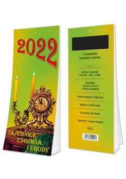 Kalendarz 2022 Tygodniowy Sz magnesem SD1-1