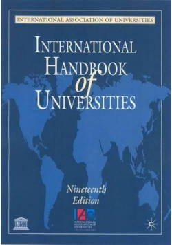 International handbook of universities 2013 Volume 3