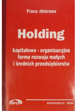 Holding kapitałowo organizacyjna forma rozwoju małych i średnich przedsiębiorstw