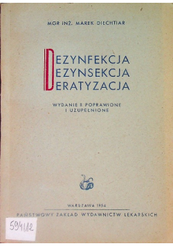 Dezynfekcja Dezynsekcja i deratyzacja