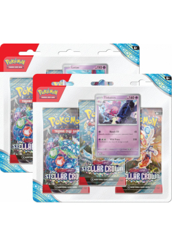 Pokemon TCG Scarlet & Violet Stellar Crowns 3 Pack blister 1szt.mix
