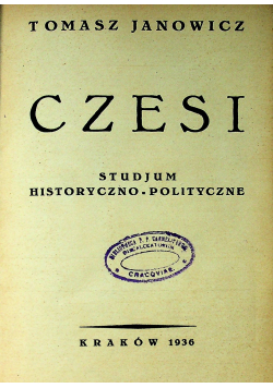 Czesi studium historyczno polityczne 1936