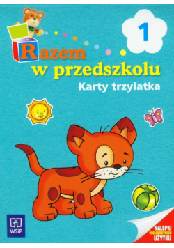 A. - Razem w przedszkolu 1 Karty trzylatka