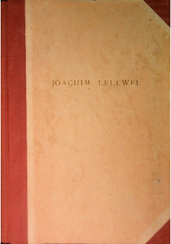 Joachim Lelewel, 1923 r.