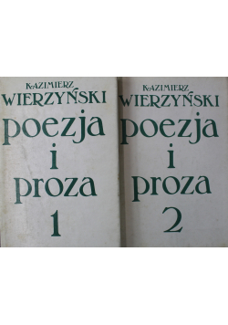 Wierzyński poezja i proza 2 tomy
