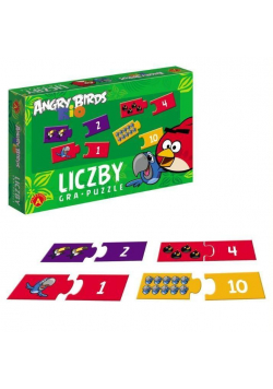 Angry Birds Rio. Gra puzzle - Liczby ALEX