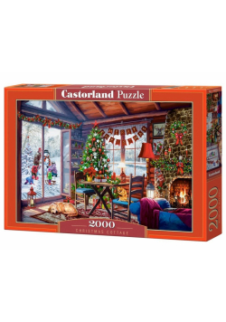 Puzzle 2000 Świąteczna Chata CASTOR