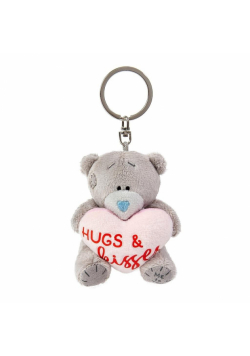Breloczek Miś z sercem Hugs and Kisses 7,6 cm